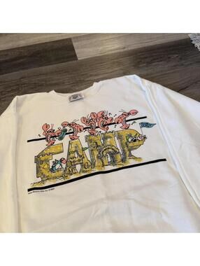 Vintage camp Beverly Hills crewneck sweatshirt 1987 M